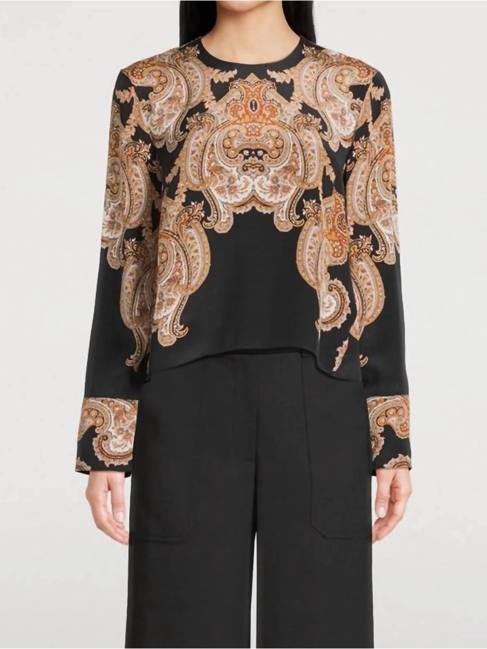 Veronica Beard Karisse Blouse Paisley Blouse NWT